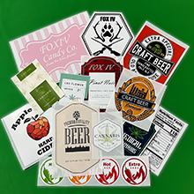 Package Labels Custom Cut