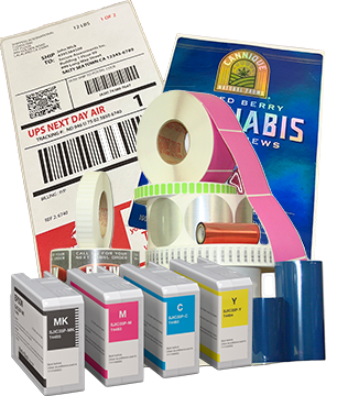 Labels - blank, preprinted, can print on demand